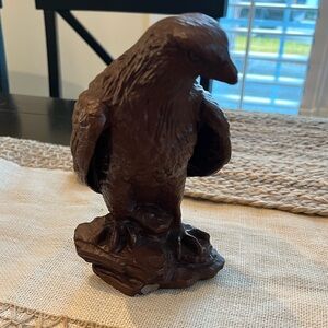 Vintage Eagle carved handmade  red mill